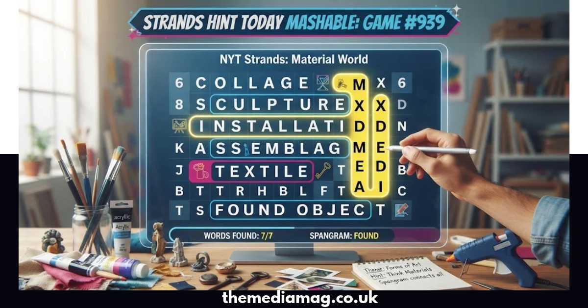 strands hint today mashable