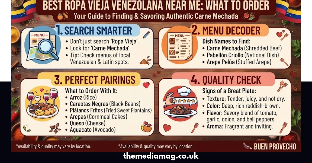 Best Ropa Vieja Venezolana Near Me: What to Order