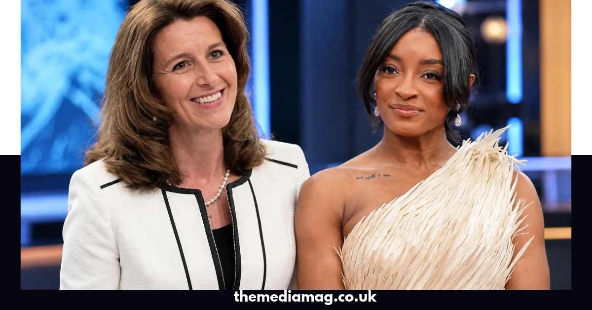Kathy Warden and Simone Biles